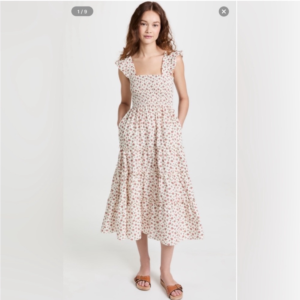 O.P.T. Calypso rose print dress